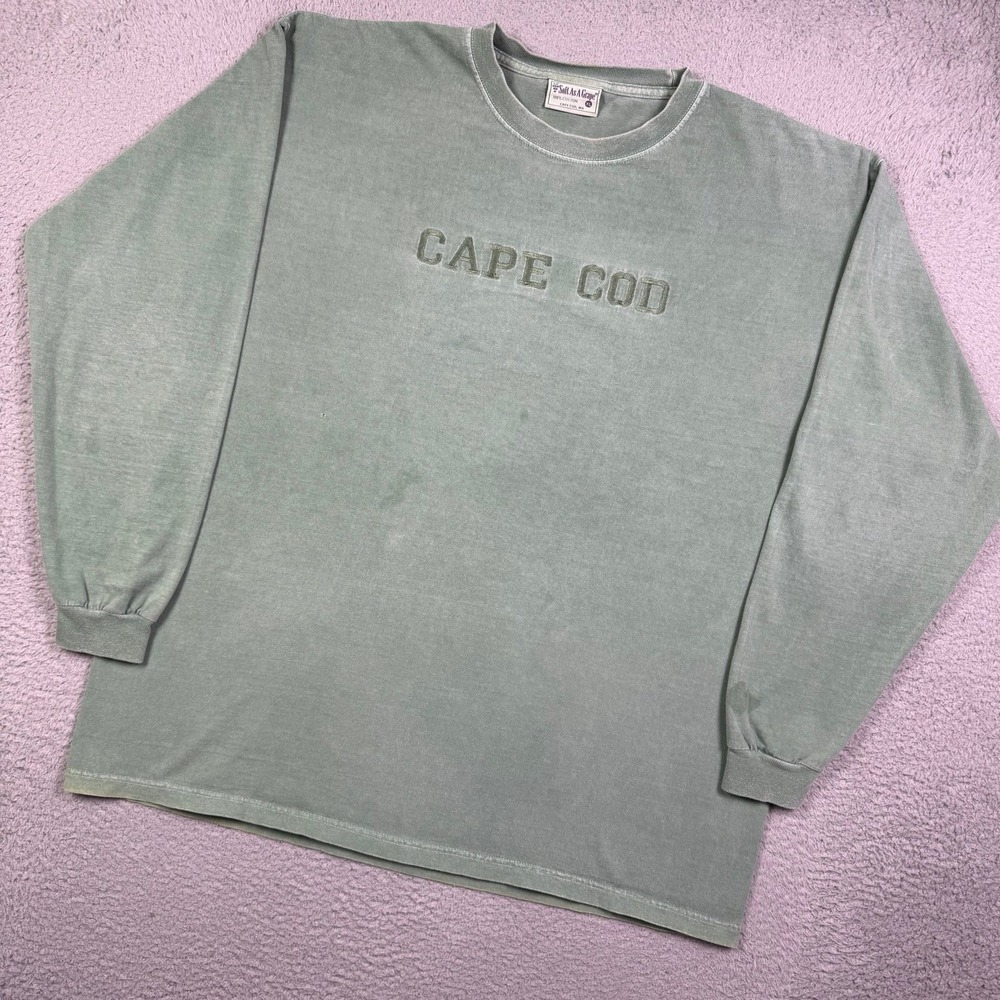 Vintage 90s cape cod Massachusetts embroidered long sleeve T-shirt